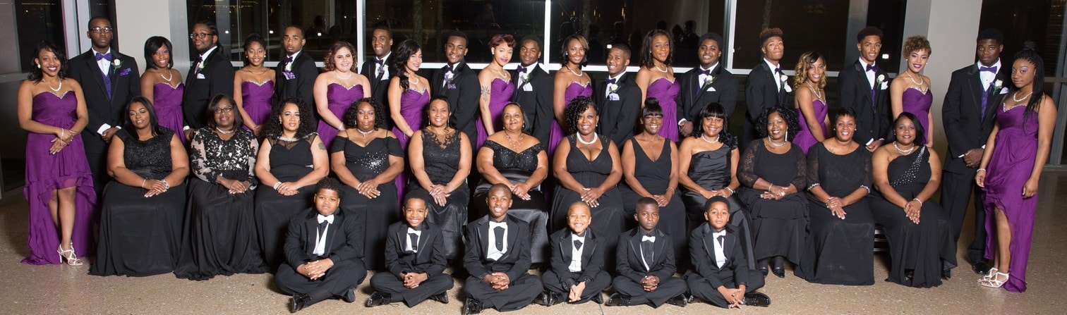 2015 Beautillion Court group portrait
